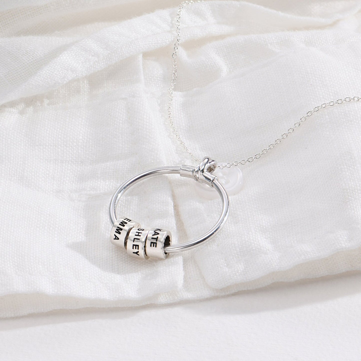 Personalized Circle Name Necklace